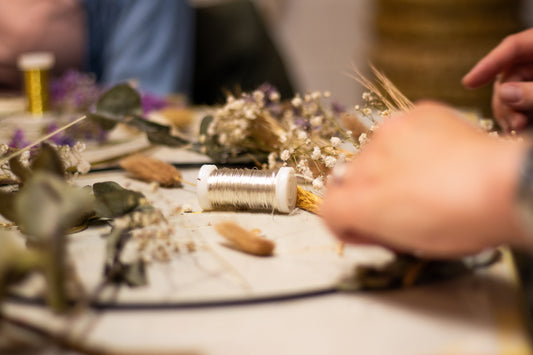 DIY Blumenkranz/Flowercrown für Zuhause