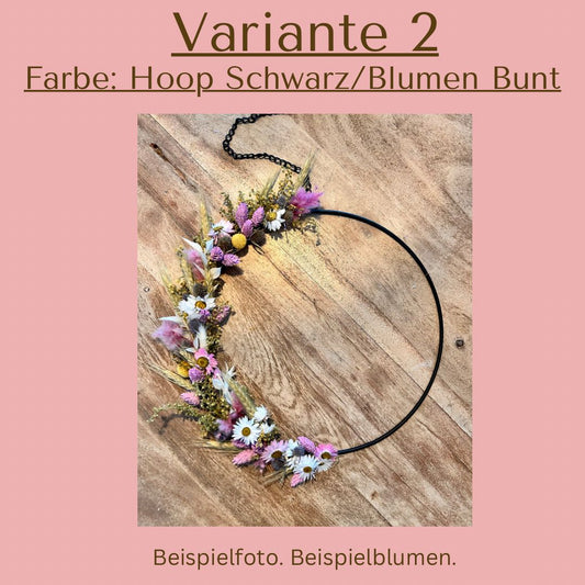 DIY Flower Hoop für Zuhause