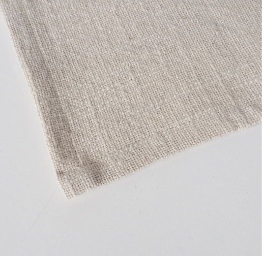 4x Baumwolle Leinen Servietten Tischdeko Lenea