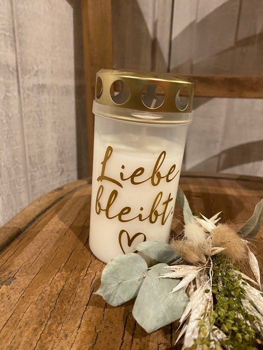 Grablicht Liebe bleibt