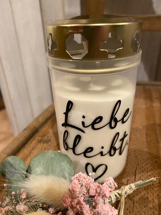 Grablicht Liebe bleibt