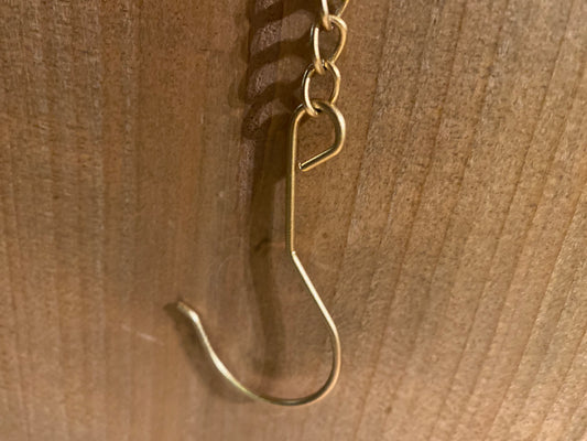 Dekoanhänger Rumba Reifen Hoop Gold Matt 30 cm