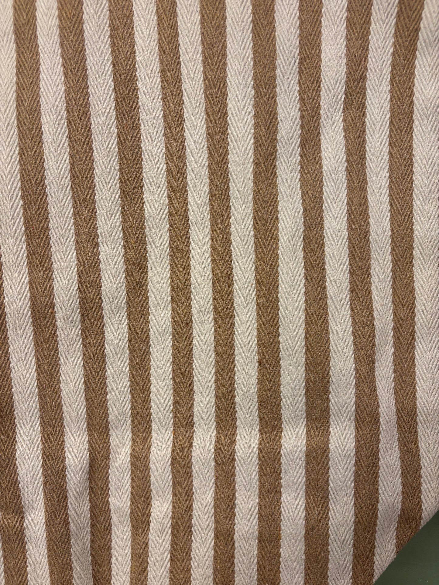 Strandtasche/Shopper aus Baumwolle Natur mit Streifensand